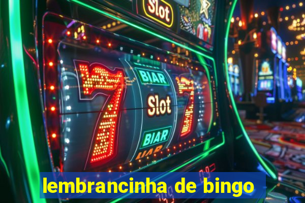 lembrancinha de bingo